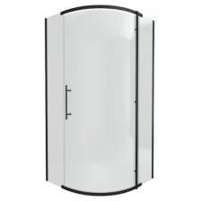 Душевой уголок Bravat Blackline BS090.1110A 90x90x195 см четверть круга, черный