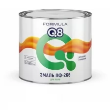 Эмаль ПФ-266 для пола алкидная Formula Q8, глянцевая, 1,9 кг, золотисто-коричневая