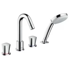 для ванны на борт ванны Hansgrohe Logis Керамический картридж, Хром (71314000)