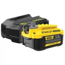 Зарядное устройство Stanley Fatmax SFMCB14M1-QW с аккумулятором 4 Ач