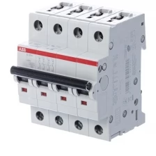 Автоматический выключатель ABB System pro M compact S204 4P (C) 6kA 50 А