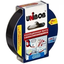 Клейкая лента электроизоляционная Unibob 19 мм х 5 м (самослипающаяся), 371122