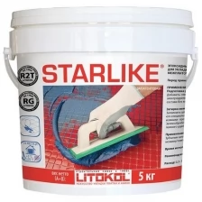 Litokol Starlike C.380 5кг эпоксидная затирка для швов Litokol Litochrom Starlike цвет Lilla Сиреневый