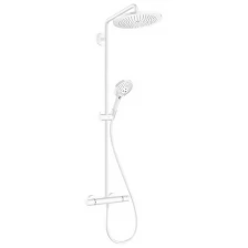 Душевая система Hansgrohe Croma Select S 26890700 с термостатом Белая матовая