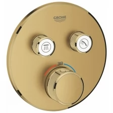 Термостат для встраиваемого монтажа на 2 выхода Grohe Grohtherm SmartControl 29119 GN0 (29119GN0) холодный рассвет матовый