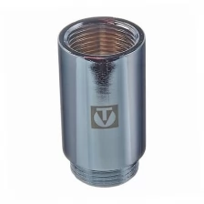 Удлинитель VALTEC (VTr.198.C.0660) 60 мм х 1 ВР(г) х 1 НР(ш) хром латунный